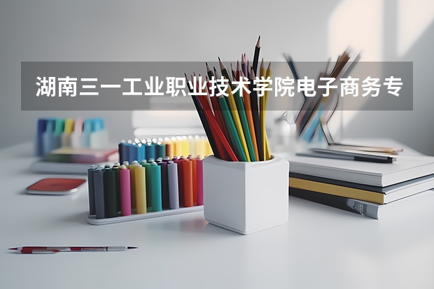 湖南三一工业职业技术学院电子商务专业分数线是多少(近三年分数线一览)