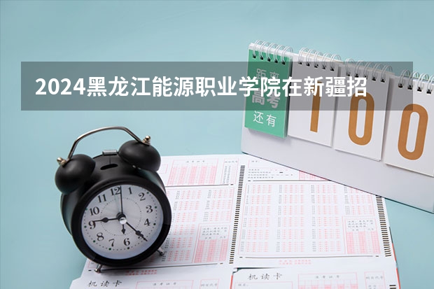 2024黑龙江能源职业学院在新疆招生计划表