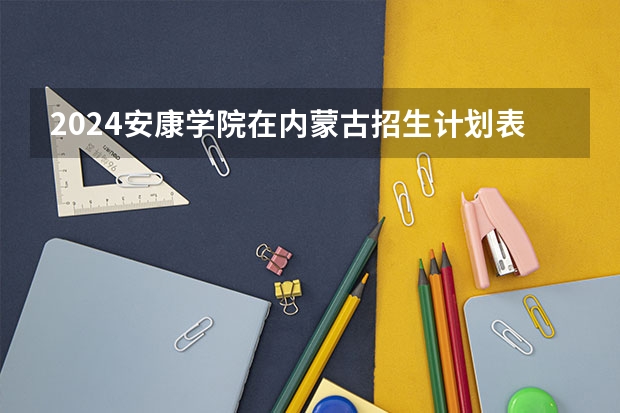 2024安康学院在内蒙古招生计划表