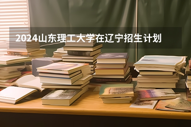 2024山东理工大学在辽宁招生计划表