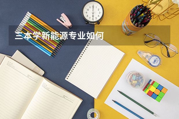 三本学新能源专业如何
