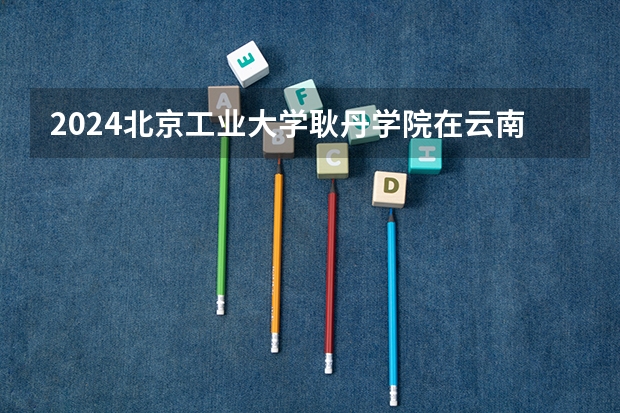 2024北京工业大学耿丹学院在云南招生计划表