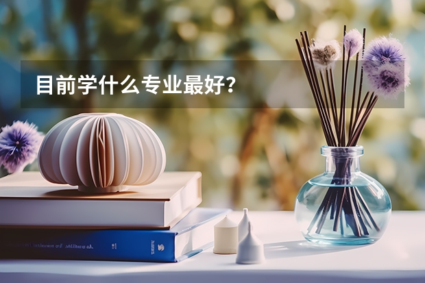 目前学什么专业最好?
