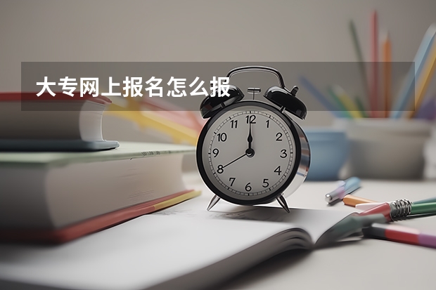 大专网上报名怎么报