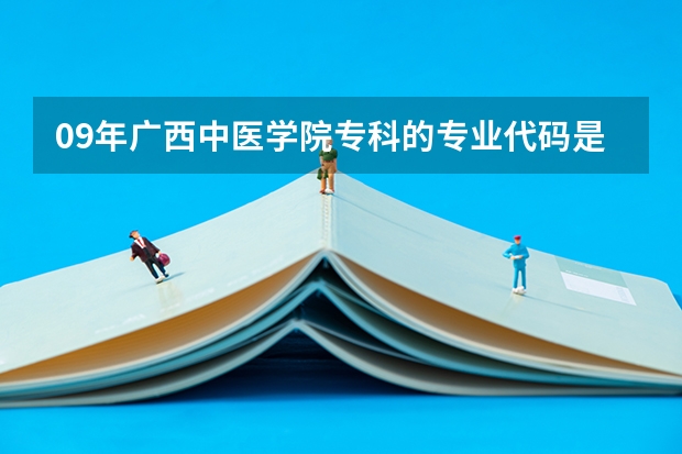 09年广西中医学院专科的专业代码是什么？