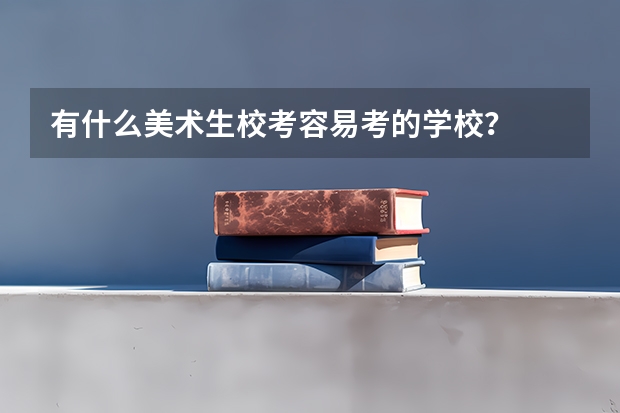 有什么美术生校考容易考的学校？
