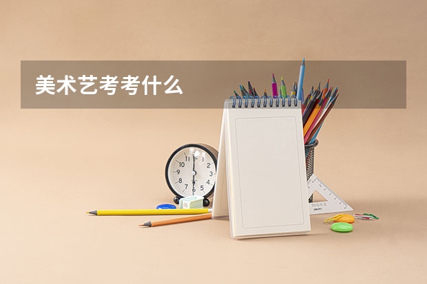 美术艺考考什么