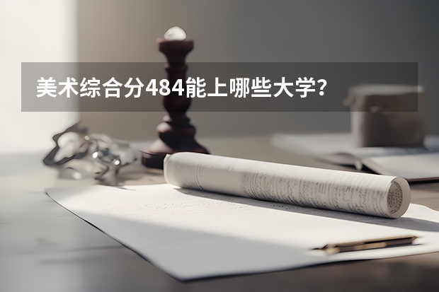 美术综合分484能上哪些大学？