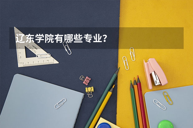 辽东学院有哪些专业？