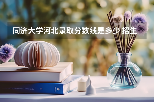 同济大学河北录取分数线是多少 招生人数是多少