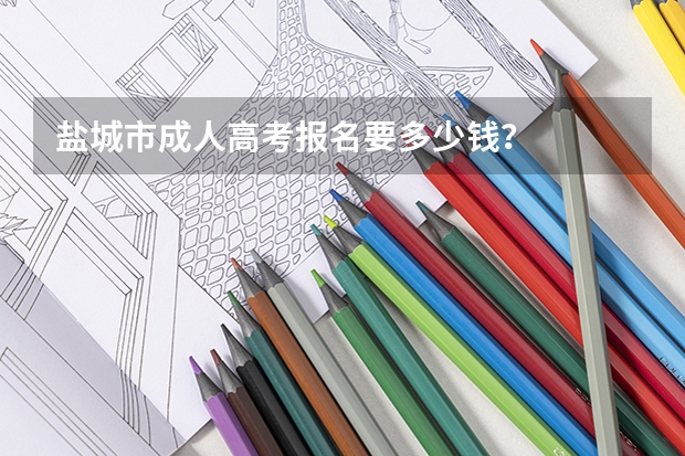 盐城市成人高考报名要多少钱？