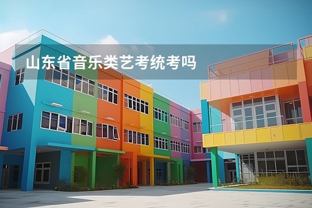 山东省音乐类艺考统考吗