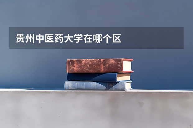 贵州中医药大学在哪个区