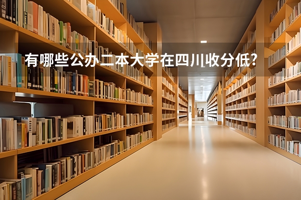 有哪些公办二本大学在四川收分低?
