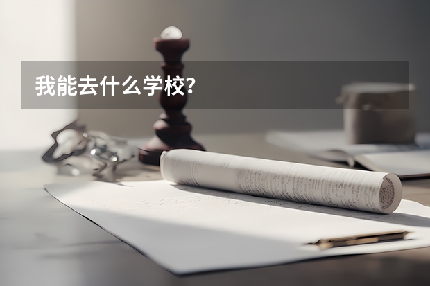我能去什么学校?