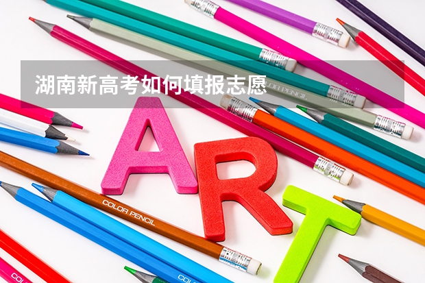 湖南新高考如何填报志愿