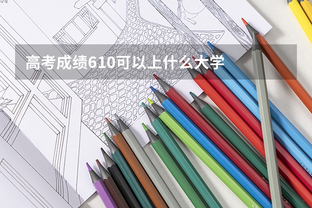 高考成绩610可以上什么大学