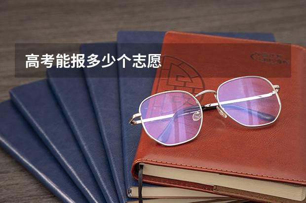 高考能报多少个志愿