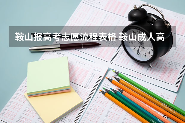 鞍山报高考志愿流程表格 鞍山成人高考好久开始填征集志愿?