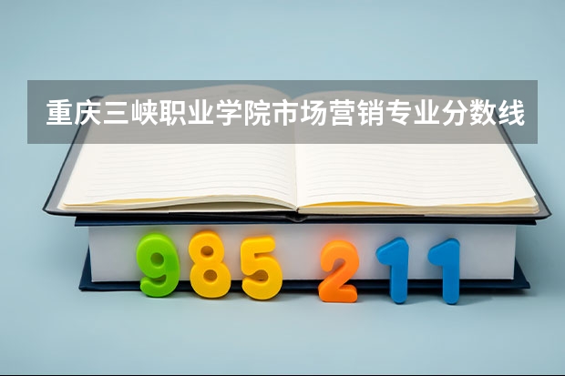 重庆三峡职业学院市场营销专业分数线是多少(近三年分数线一览)