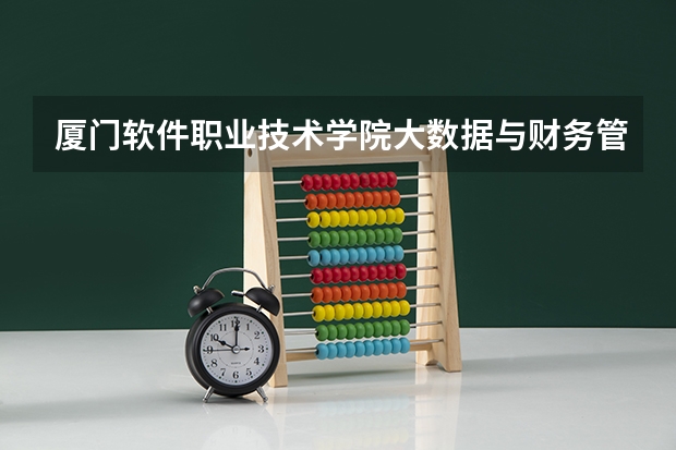 厦门软件职业技术学院大数据与财务管理专业分数线是多少(近三年分数线一览)