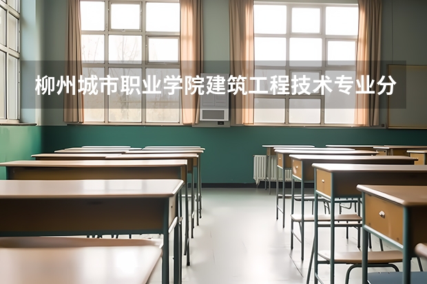 柳州城市职业学院建筑工程技术专业分数线是多少(近三年分数线一览)