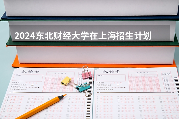 2024东北财经大学在上海招生计划表