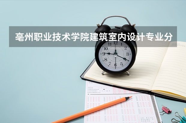 亳州职业技术学院建筑室内设计专业分数线是多少(近三年分数线一览)