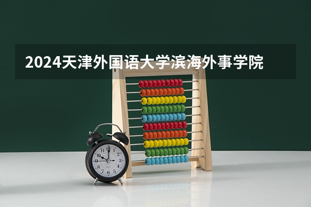 2024天津外国语大学滨海外事学院在北京招生计划表