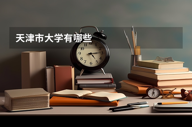 天津市大学有哪些